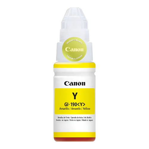 Refil Tinta Amarelo Original Canon Gi190 1100 2100 3100 4100