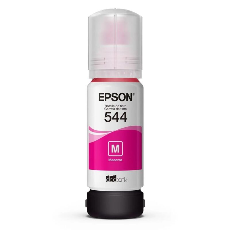 Refil de Tinta Epson T544 Magenta Original (T544320 / T544322) – 65 ml