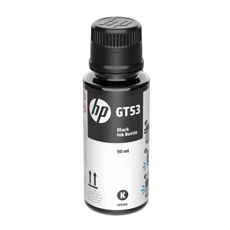 Refil de Tinta HP GT53 Preto Original (1VV22AL) – 90 ml