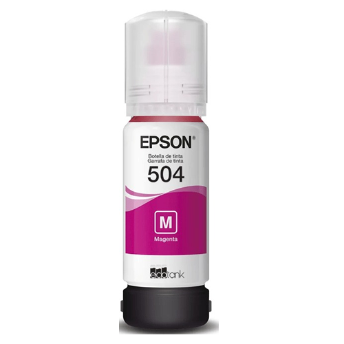 Refil de Tinta Epson T504 Magenta Original (T504320AL / T504322) – 70 ml