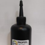Tinta Profeel preta pigmentada para impressoras HP, frasco de 100ml. Impressões nítidas, resistentes à água e de alta durabilidade por R$ 37,00.