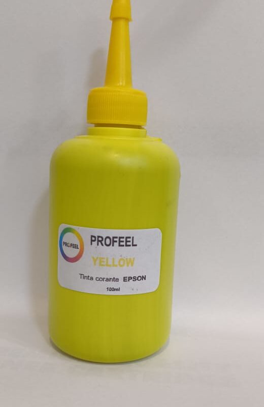 Tinta Profeel Amarela Corante Epson Compatível – Frasco 100ml
