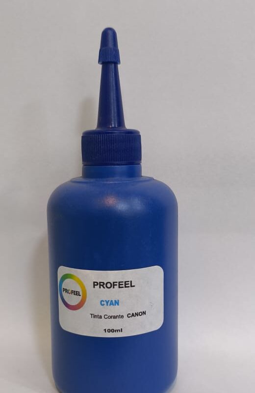 Tinta Profeel Ciano Corante Canon Compatível – Frasco 100ml