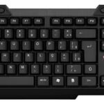 Teclado com Fio Kross Multimídia USB ABNT2 – Preto