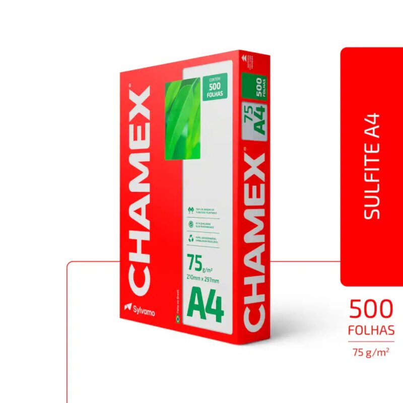 Papel Sulfite A4 Chamex Office 500 Folhas